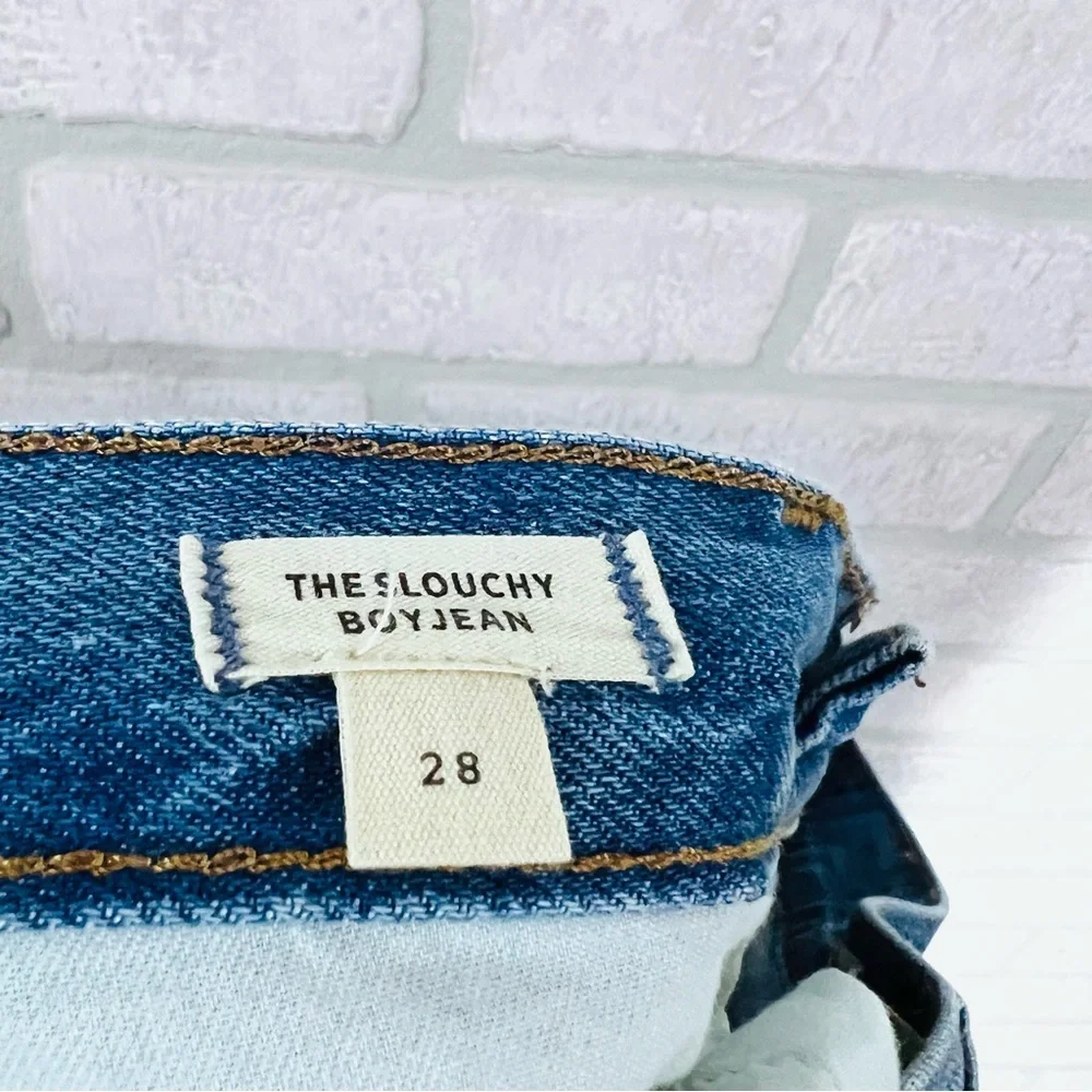 Madewell NWT The Slouchy Boyjean in Roswell Wash Size 28 - Picture 11 of 14